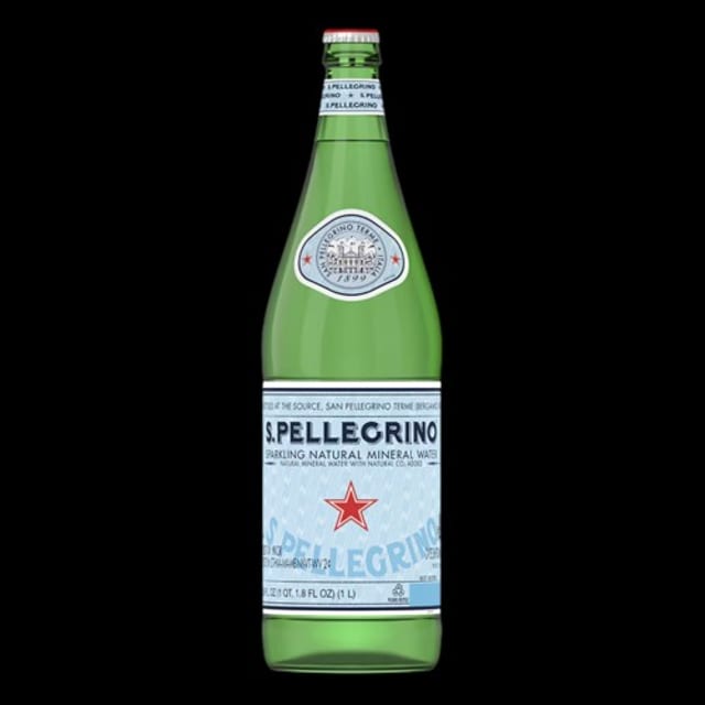 San Pellegrino Sparkling Water.