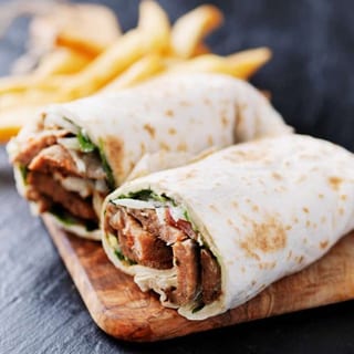 Gyro Wrap with Fries