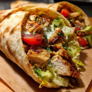 Grilled Chicken on Pita