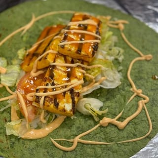 Paneer Wrap with Fries