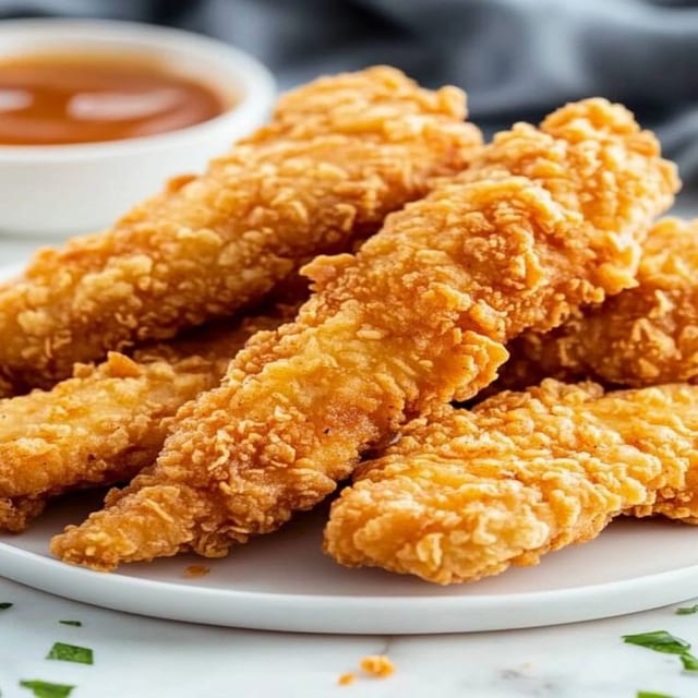 Crispy Chicken Tenders W/Fries.