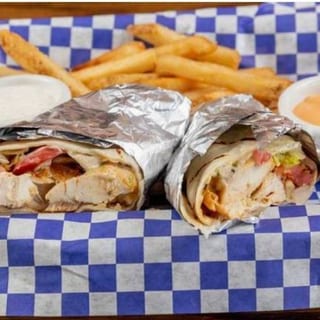 Piri Chicken Wrap with Fries
