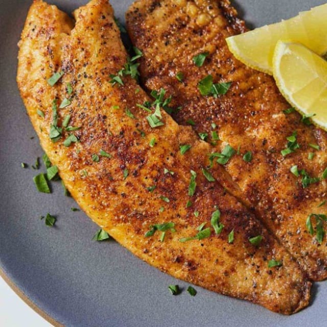 Tilapia Fish with fries.
