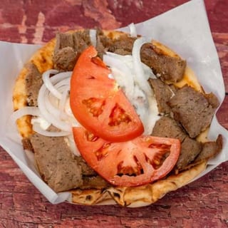 Gyro on Pita with Fries